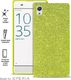 Puro PURO Glitter Shine Cover MFX - Etui Sony Xperia XA (Lime Green) 1