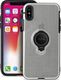 Puro PURO Magnet Ring Cover - Etui iPhone Xs / X z magnetycznym uchwytem na palec (przezroczysty) 1