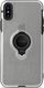 Puro PURO Magnet Ring Cover - Etui iPhone Xs / X z magnetycznym uchwytem na palec (przezroczysty) 2
