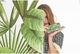 Puro PURO Glam Tropical Leaves - Etui iPhone Xs / X (Geometric Jungle) 4