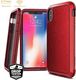 X-doria X-Doria Defense Lux - Etui aluminiowe iPhone Xs / X (Drop test 3m) (Red Leather) 1