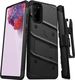 Zizo Zizo Bolt Cover - Pancerne etui Samsung Galaxy S20 oraz podstawka & uchwyt do paska (Black/Black) 1