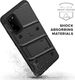Zizo Zizo Bolt Cover - Pancerne etui Samsung Galaxy S20 oraz podstawka & uchwyt do paska (Black/Black) 4