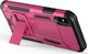 Zizo Zizo Hybrid Transformer Cover - Pancerne etui iPhone X z podstawką (Hot Pink/Black) 4