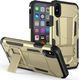 Zizo Zizo Hybrid Transformer Cover - Pancerne etui iPhone X z podstawką (Gold/Black) 1