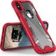 Zizo Zizo Proton Case - Pancerne etui iPhone X ze szkłem 9H na ekran (Crimson Red/Trans Clear) 3