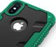 Zizo Zizo Proton Case - Pancerne etui iPhone X ze szkłem 9H na ekran (Emerald Green/Solid Black) 6