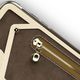 Zizo Zizo Nebula Wallet Case - Skórzane etui iPhone X z kieszeniami na karty + saszetka na zamek + szkło 9H na ekran (Dark Brown/Brown) 4