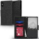 Zizo Zizo Flap Wallet Pouch - Etui iPhone X z kieszeniami na karty + stand up (Black/Black) 1