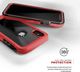 Zizo Zizo ION Cover - Pancerne etui iPhone X + szkło 9H na ekran (Red/Clear) 7