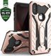 Zizo Zizo Static Cover - Pancerne etui iPhone X z podstawką (Rose Gold/Black) 1
