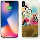 Zizo Zizo Liquid Glitter Star Case - Etui iPhone X (Butterflies) 2