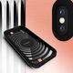 Zizo Zizo Retro Series - Etui iPhone Xs / X z kieszenią na karty + podstawka + szkło 9H na ekran (Peach/Silver) 8