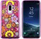Zizo Zizo Liquid Glitter Star Case - Etui Samsung Galaxy S9+ (Multiflowers) 2