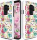 Zizo Zizo Sleek Hybrid Design Cover - Etui Samsung Galaxy S9+ (Flowers) 1