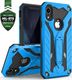 Zizo Zizo Static Cover - Pancerne etui iPhone XR z podstawką (Blue/Black) 1