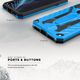 Zizo Zizo Static Cover - Pancerne etui iPhone XR z podstawką (Blue/Black) 5