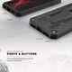 Zizo Zizo Static Cover - Pancerne etui iPhone Xs Max z podstawką (Black/Black) 5