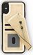 Zizo Zizo Nebula Wallet Case - Skórzane etui iPhone X z kieszeniami na karty + saszetka na zamek + szkło 9H na ekran (Tan/Brown) 2