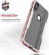 Zizo Zizo Shock Case - Pancerne etui iPhone Xs / X z hartowanym szkłem na ekran (Rose Gold/White) 9
