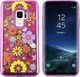 Zizo Zizo Liquid Glitter Star Case - Etui Samsung Galaxy S9 (Multiflowers) 2