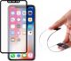 Wozinsky Wozinsky Full Cover Flexi Nano folia szklana szkło hartowane z ramką iPhone 11 Pro / iPhone XS / iPhone X czarny 1