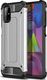 Hurtel Hybrid Armor pancerne hybrydowe etui pokrowiec Samsung Galaxy M51 srebrny 1