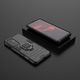 Hurtel Ring Armor pancerne hybrydowe etui pokrowiec + magnetyczny uchwyt OnePlus 9 czarny 8