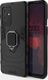 Hurtel Ring Armor pancerne hybrydowe etui pokrowiec + magnetyczny uchwyt OnePlus 9 czarny 9