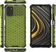 Hurtel Honeycomb etui pancerny pokrowiec z żelową ramką Xiaomi Poco M3 / Xiaomi Redmi 9T zielony 12