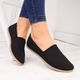 McKeylor Espadryle damskie tekstylne slip on czarne McKeylor 39 5