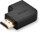Adapter AV Ugreen HDMI kątowy w prawo Czarny (PT-UG-0178) 1