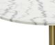 Cheers Stół okrągły Corby II 85cm marmur/złoty 5