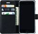 Surazo Etui na telefon Surazo ze skóry naturalnej Wallet case - Nubuk Czarny i Orzechowy 2