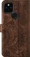Surazo Etui na telefon Surazo ze skóry naturalnej Wallet case - Ornament Brązowy 5