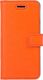 Surazo Etui na telefon Surazo ze skóry naturalnej Wallet case Premium - Neon Pomarańczowy 1