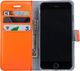 Surazo Etui na telefon Surazo ze skóry naturalnej Wallet case Premium - Neon Pomarańczowy 1
