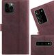 Surazo Etui na telefon Surazo ze skóry naturalnej Wallet case - Nubuk Burgund 2