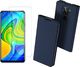 Braders Etui Dux Ducis z klapką+ szkło płaskie do Xiaomi Redmi Note 9 / Redmi 10X niebieski 1