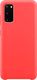 Braders Elastyczne silikonowe etui Silicone Case do Samsung Galaxy S20 czerwony 1