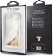 Guess Oryginalne Etui Guess do iPhone 6 / 7 / 8 różowo-złoty hard case Palm Springs Glitter Liquid 10