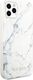 Guess Oryginalne Etui Guess do iPhone 11 Pro Max biały/white Marble 5