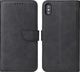 Hurtel Futerał etui portfel z klapką do iPhone XR czarny 1