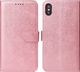 Hurtel Futerał etui portfel z klapką do iPhone XR różowy 1