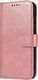 Hurtel Futerał etui portfel z klapką do iPhone 12 Pro / iPhone 12 różowy 2