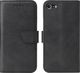 Hurtel Futerał etui portfel z klapką do iPhone SE 2020 / iPhone 8 / iPhone 7 czarny 1