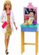 Lalka Barbie Barbie Kariera - Zestaw Pediatra (GTN51) 1