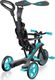 SMJ sport Rowerek Globber Teal Explorer Trike 4w1 czarno-niebieski 5
