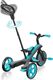 SMJ sport Rowerek Globber Teal Explorer Trike 4w1 czarno-niebieski 6
