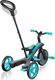 SMJ sport Rowerek Globber Teal Explorer Trike 4w1 czarno-niebieski 8